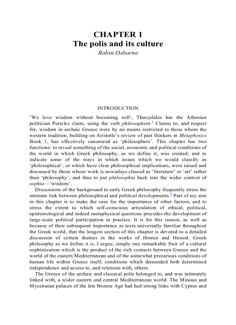 image for page From the Beginning to Plato Routledge History of Philosophy Volume 1