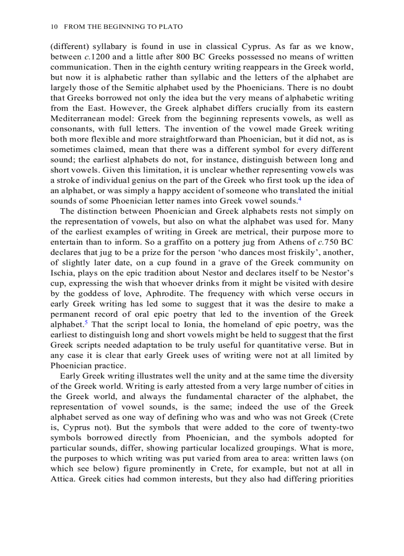 image for page From the Beginning to Plato Routledge History of Philosophy Volume 1