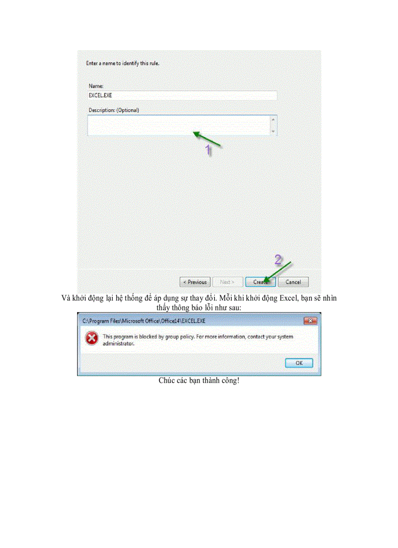 image for page Khóa một chương trình nhất định trong Windows 7