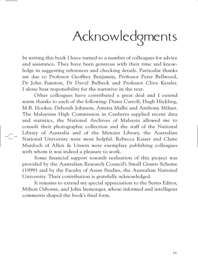 image for page A Short History of Malaysia Linking East and West Short History of Asia series A