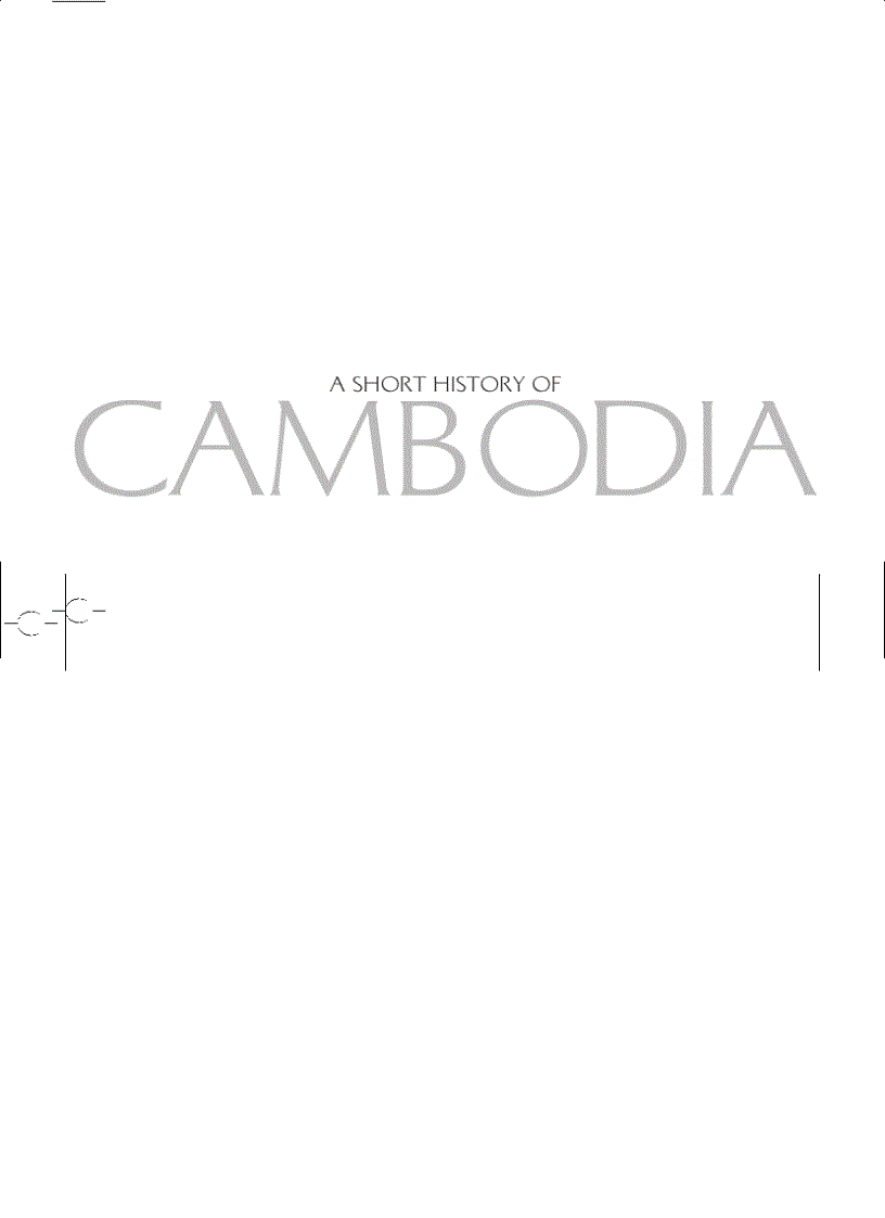 image for page A Short History of Cambodia From Empire to Survival
