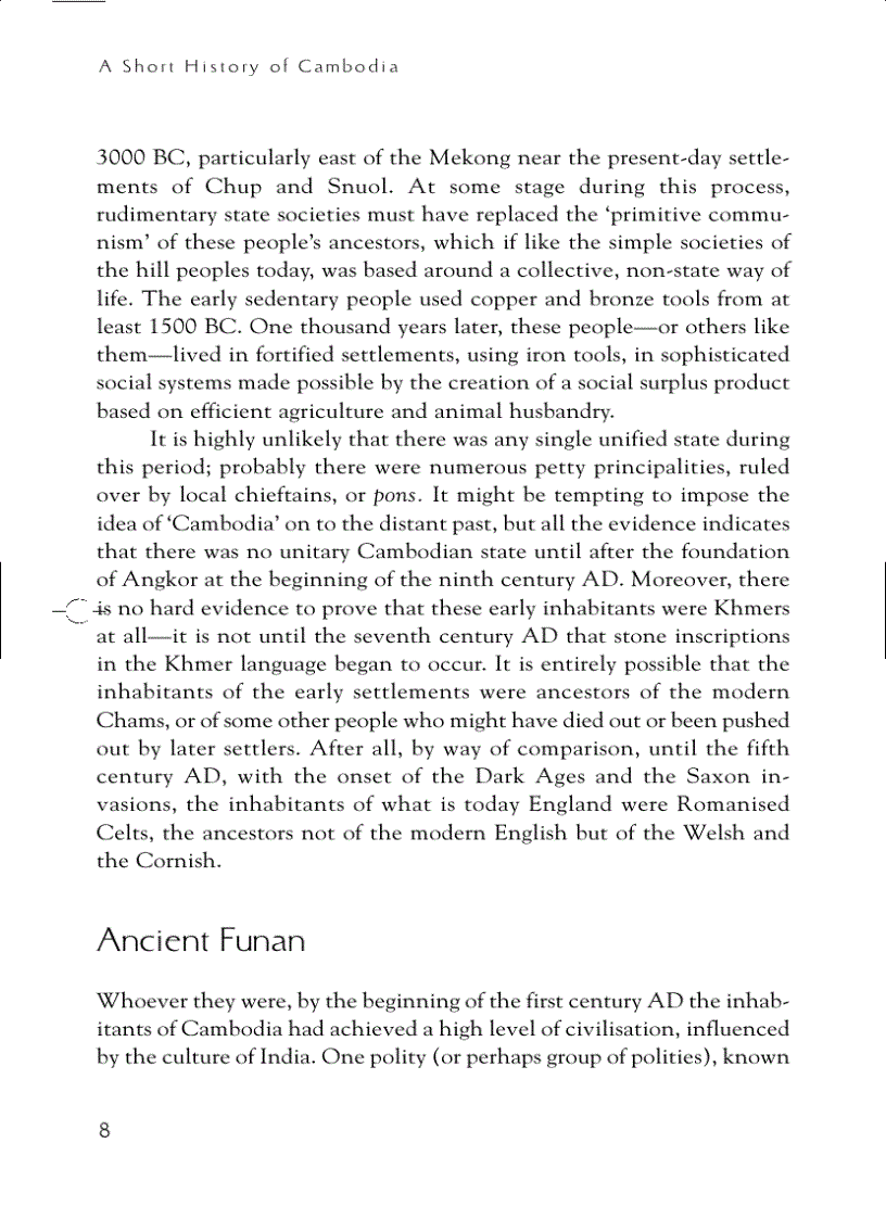 image for page A Short History of Cambodia From Empire to Survival