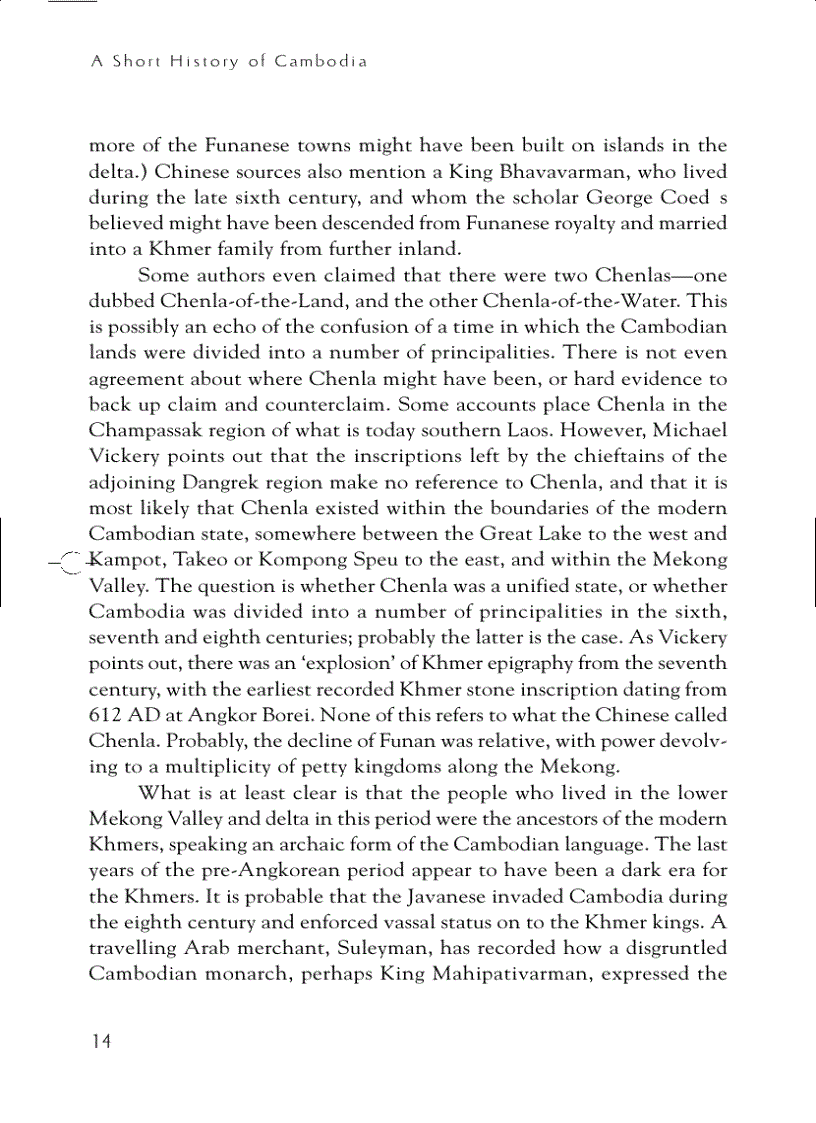 image for page A Short History of Cambodia From Empire to Survival
