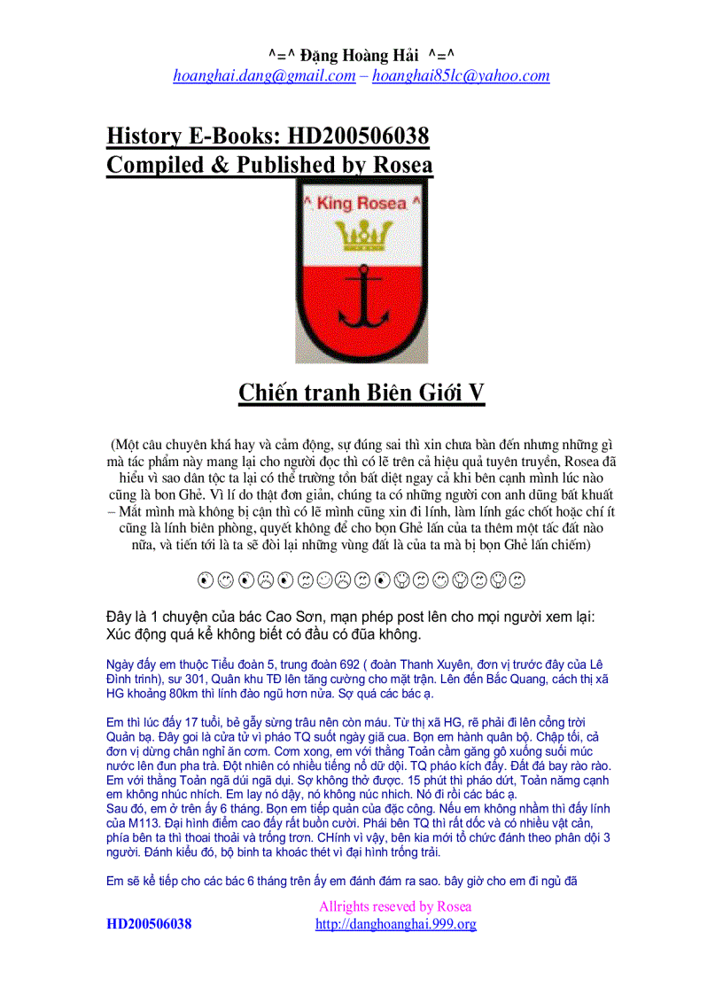 image for page Chiến Tranh Biên Giới Tập V