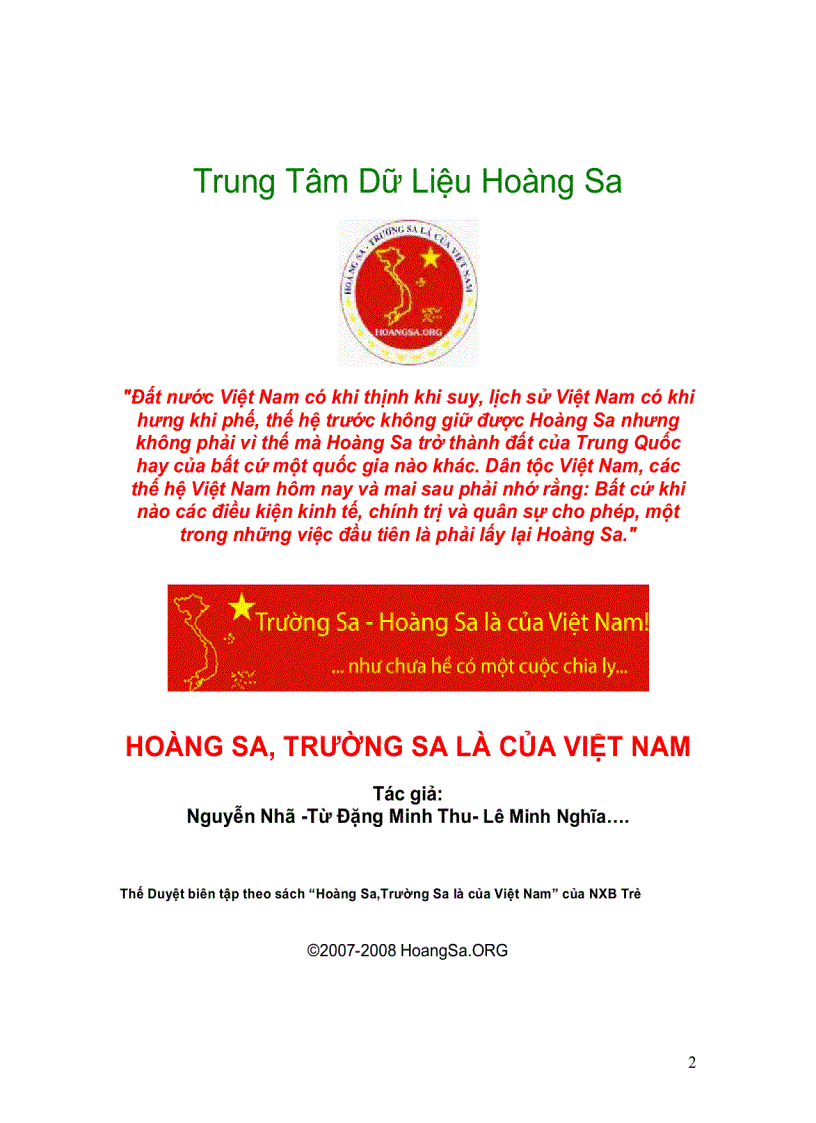 Hoàng sa trường sa là của Việt Nam