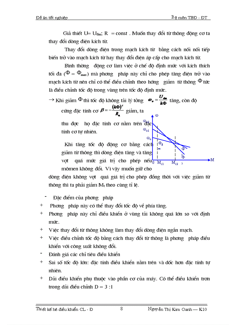image for page Thiết kế hệ điều khiển Chỉnh lưu Động cơ một chiều