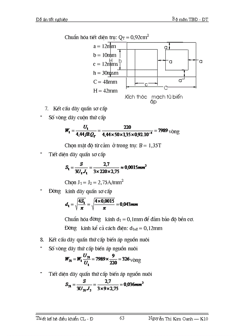 image for page Thiết kế hệ điều khiển Chỉnh lưu Động cơ một chiều