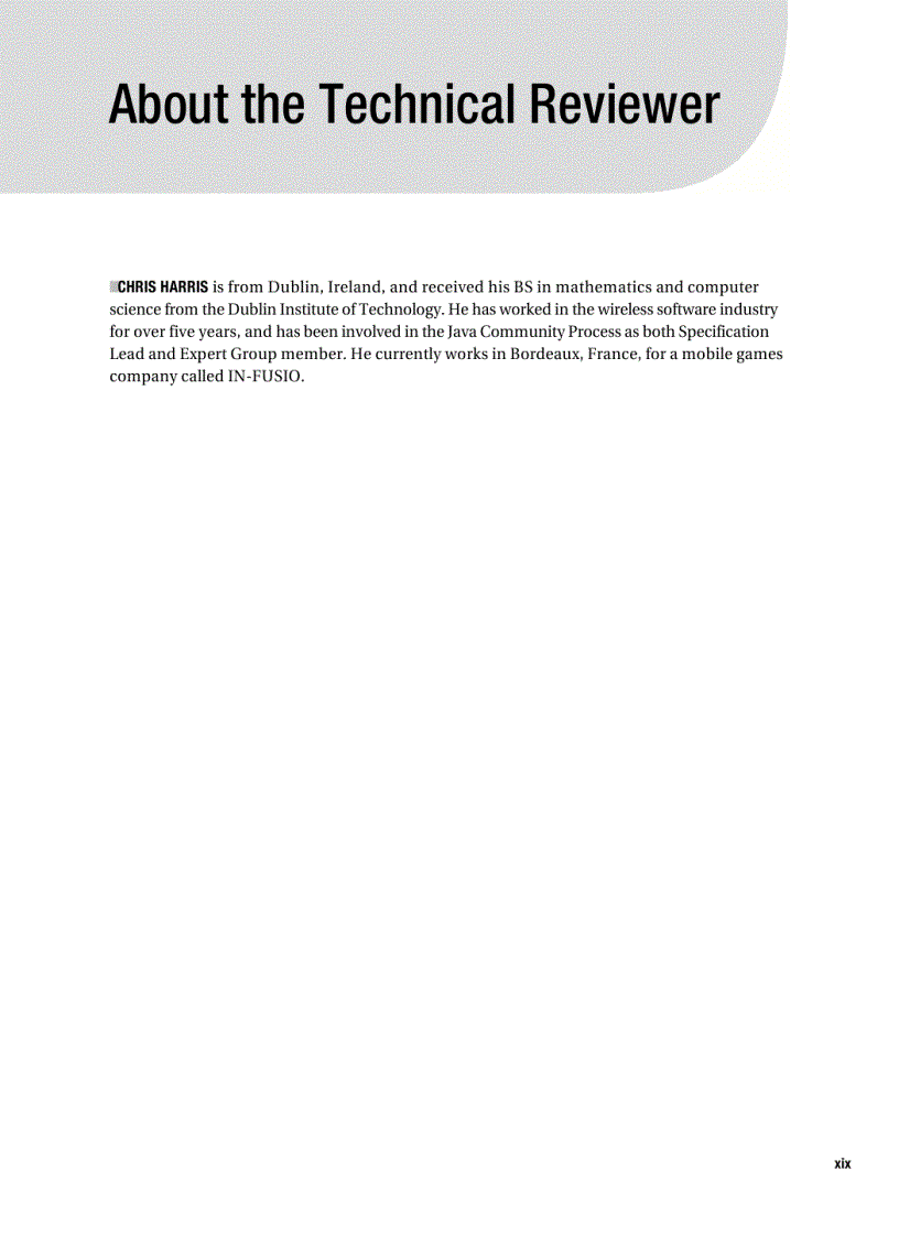 image for page Beginning J2ME From Novice to Professional