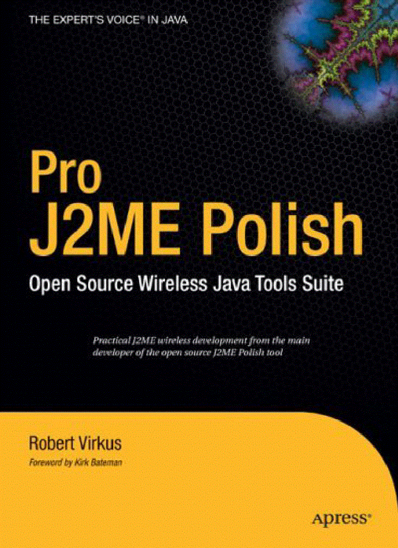 image for page Pro J2ME Polish Open Source Wireless Java Tools Suite