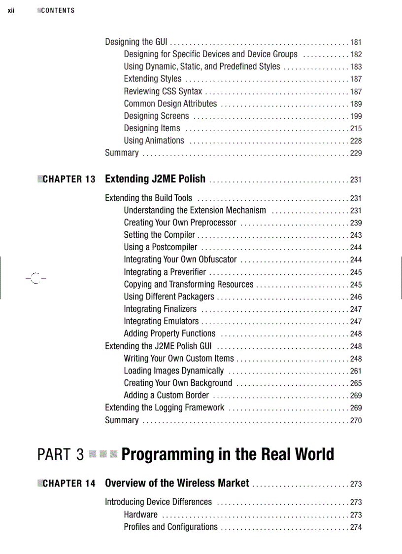 image for page Pro J2ME Polish Open Source Wireless Java Tools Suite