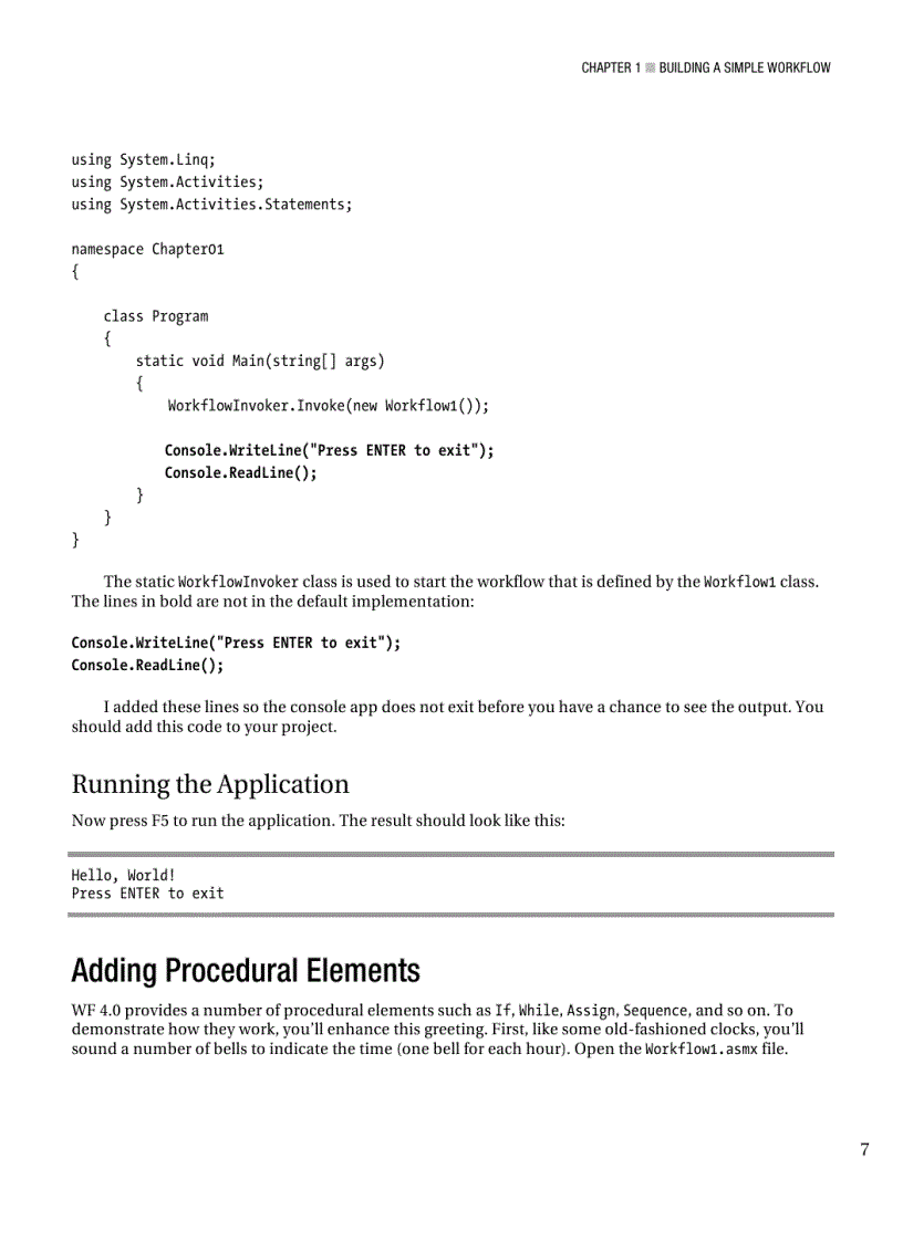image for page Beginning WF Windows Workflow in NET 4 0