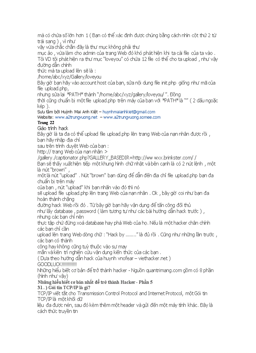 image for page Những hiểu biết cơ bản nhất để trở thành Hacker