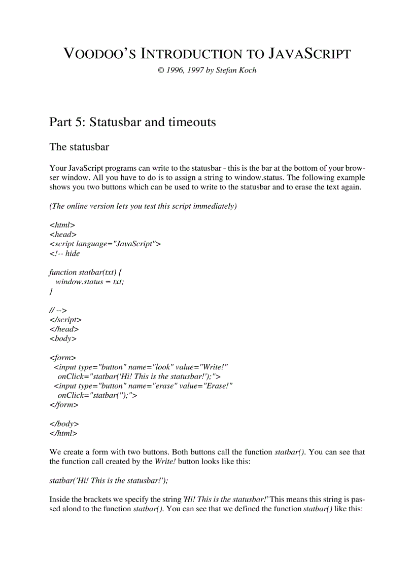 image for page Voodoo s introduction to javascript