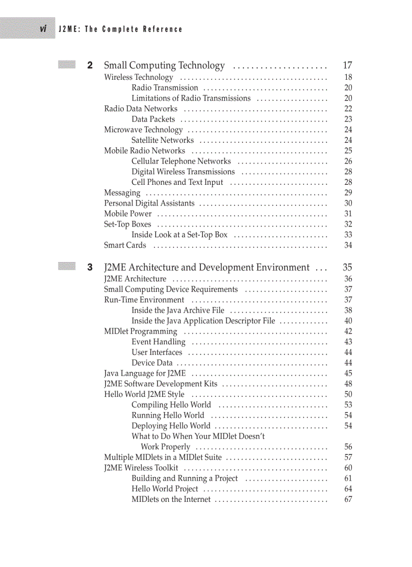 image for page J2ME The Complete Reference