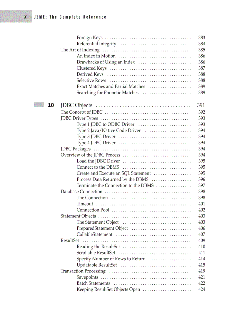 image for page J2ME The Complete Reference