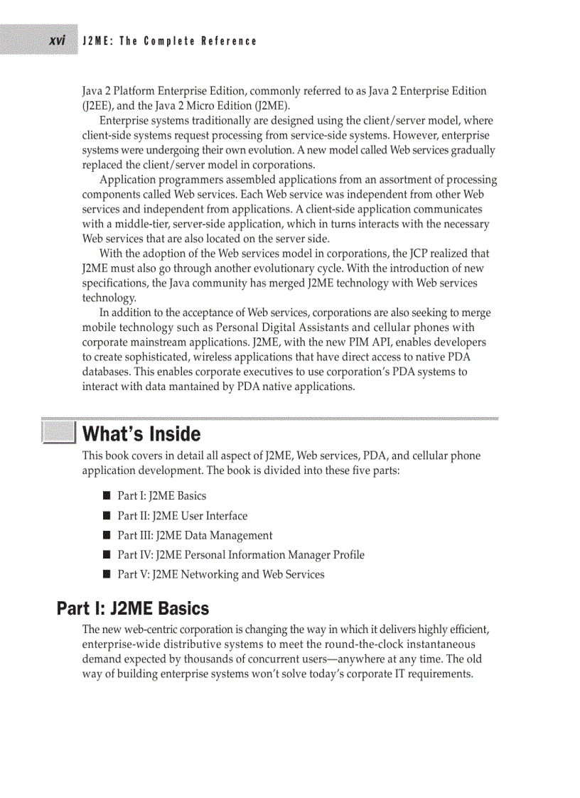image for page J2ME The Complete Reference