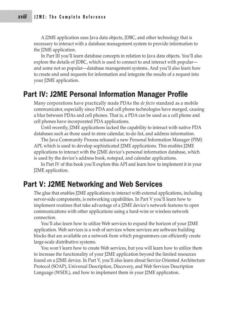 image for page J2ME The Complete Reference