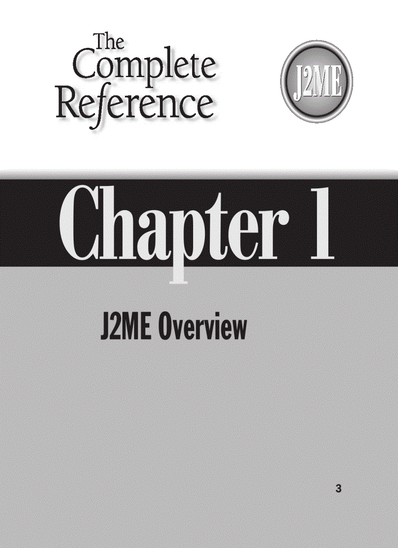 image for page J2ME The Complete Reference