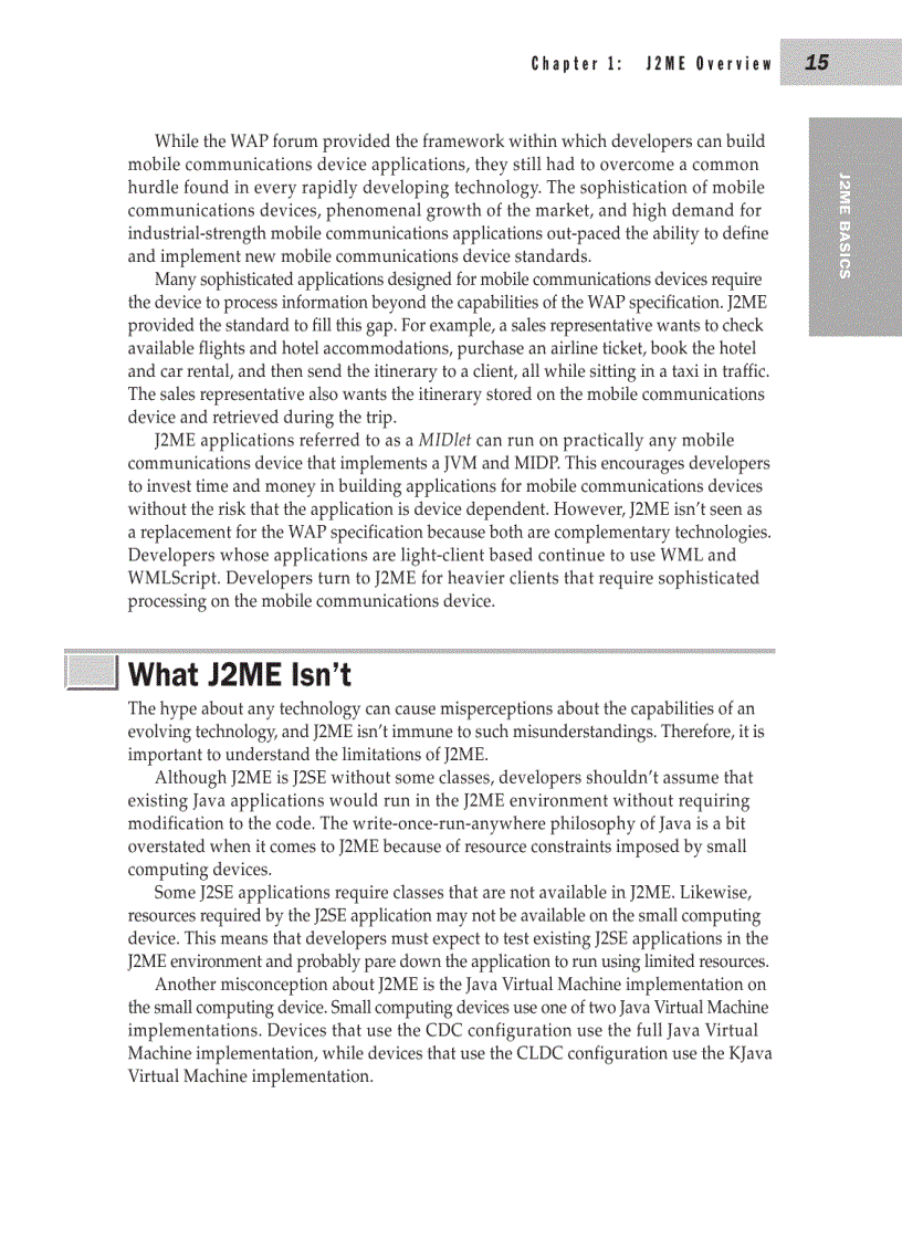 image for page J2ME The Complete Reference