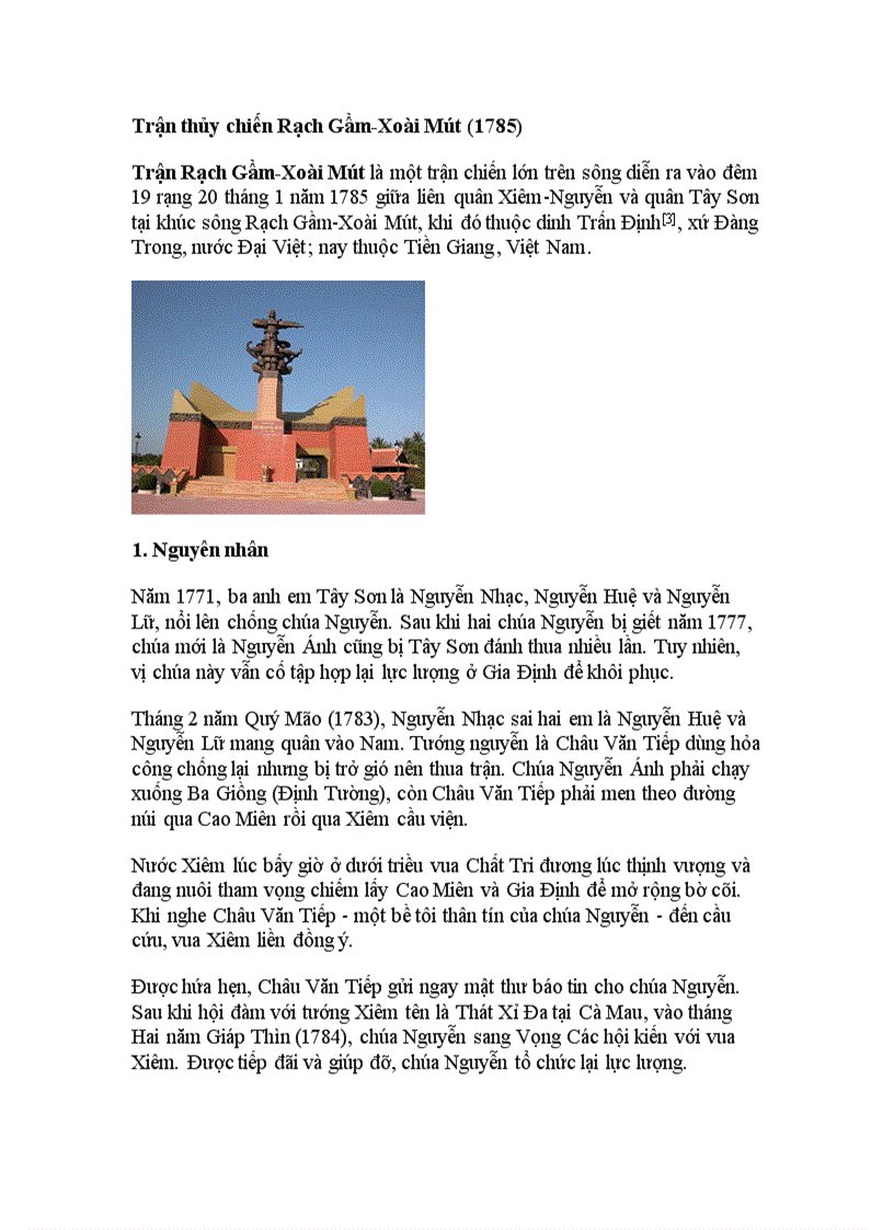 image for page Trận thủy chiến Rạch Gầm Xoài Mút 1785