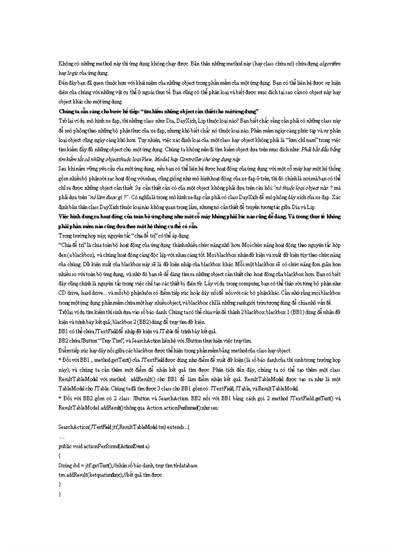 image for page Kinh nghiệm áp dụng Object Oriented trong lập trình Java