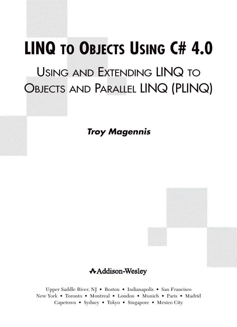image for page Linq to objects using c 4 0
