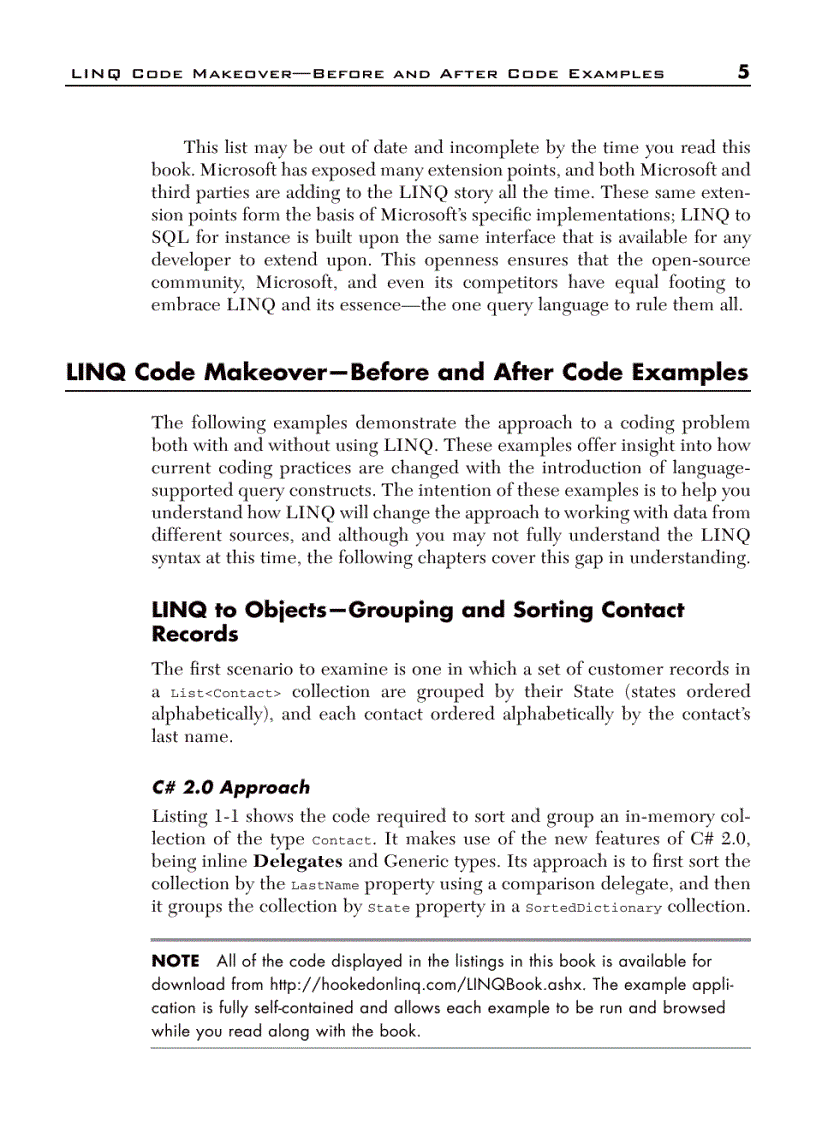 image for page Linq to objects using c 4 0