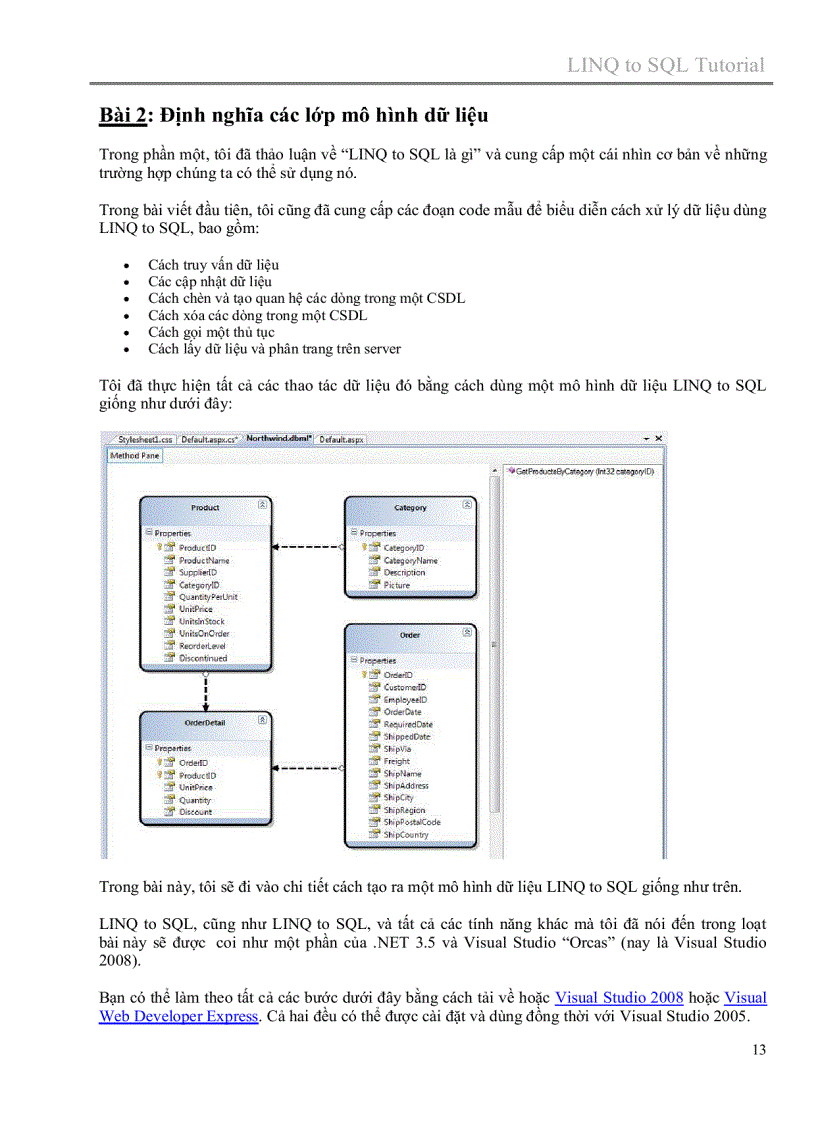image for page LINQ to SQL Tutorial