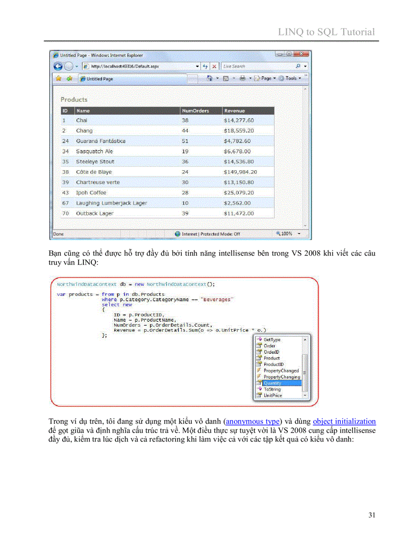 image for page LINQ to SQL Tutorial