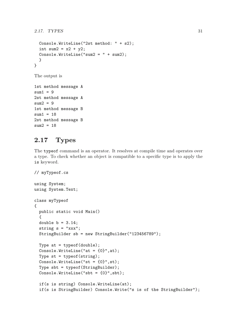 image for page Programming in CSharp