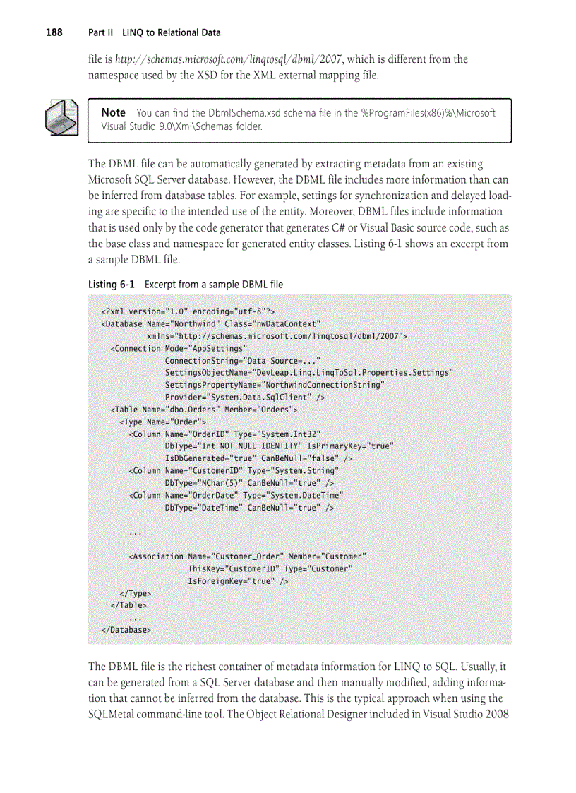 image for page Tool for LINQ to SQL