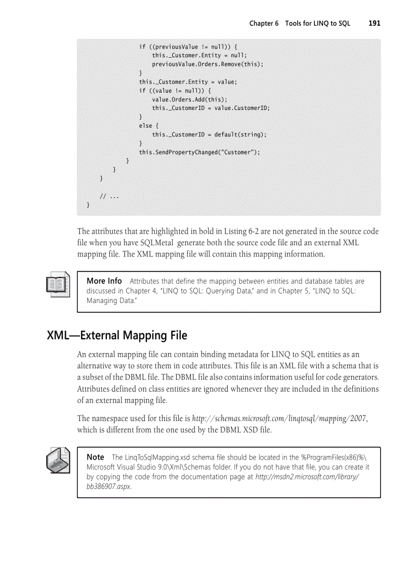 image for page Tool for LINQ to SQL