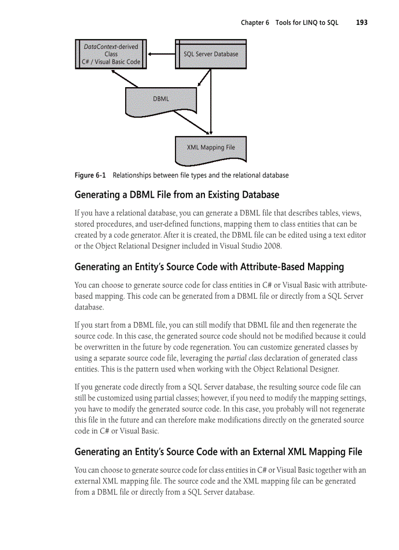 image for page Tool for LINQ to SQL