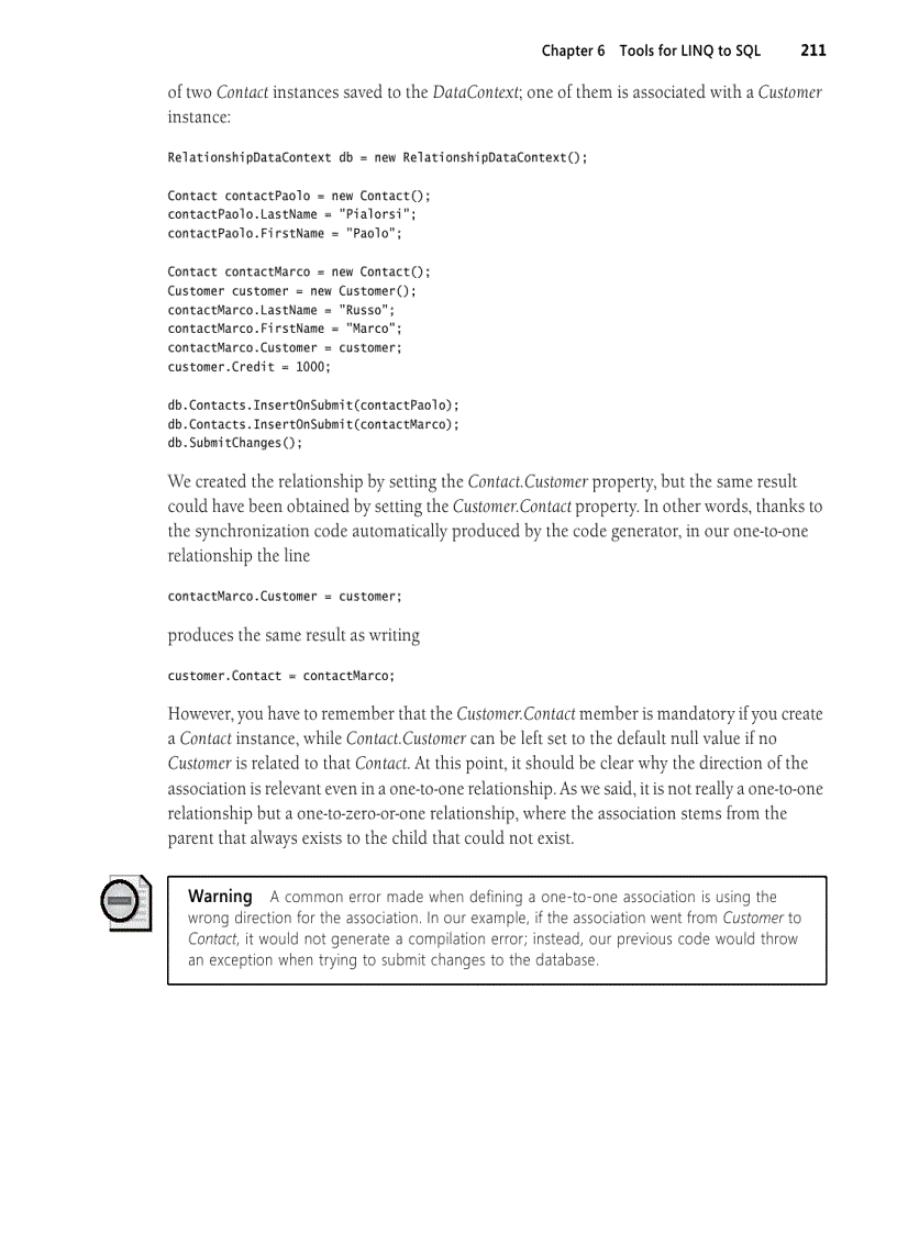 image for page Tool for LINQ to SQL