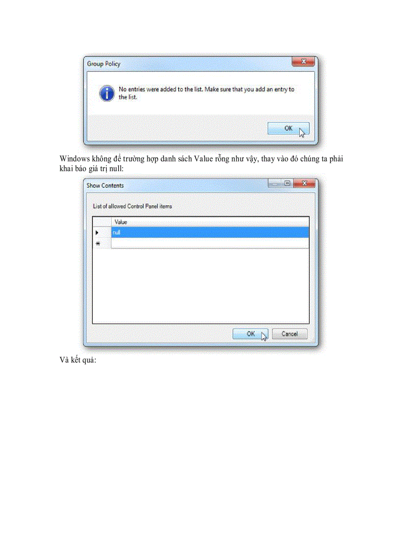 image for page Giấu bớt những thành phần Control Panel trong Windows 7