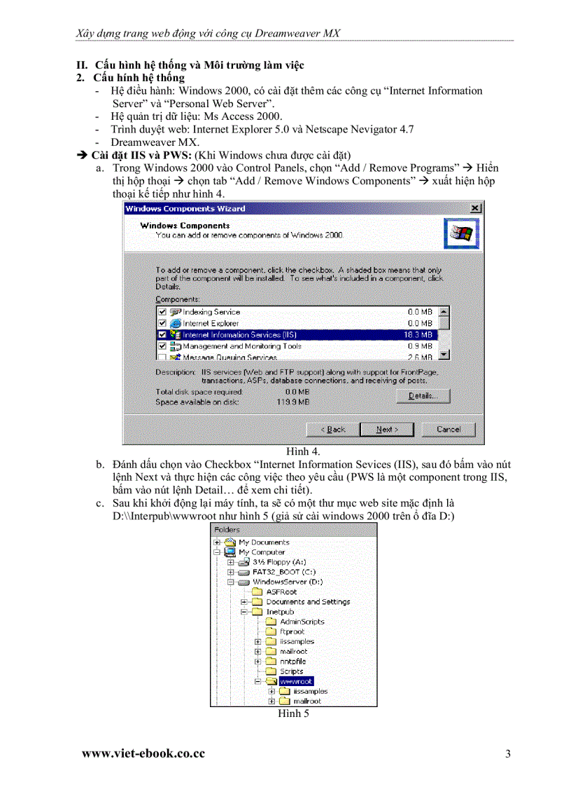 image for page Hướng dẫn xây dựng ứng dụng web với macromedia dreamweaver mx
