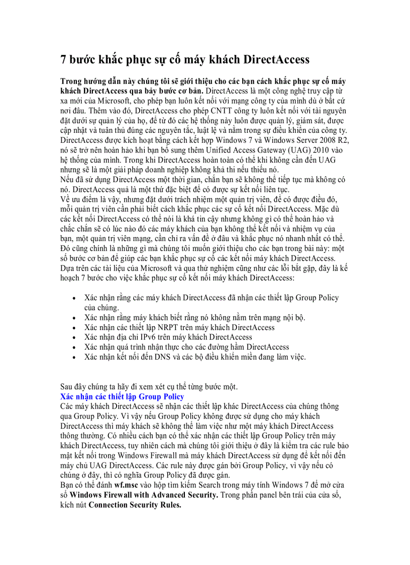 image for page 7 bước khắc phục sự cố máy khách DirectAccess