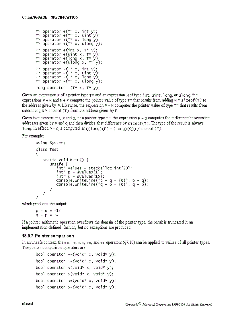 image for page C Language Specification Version 4 0