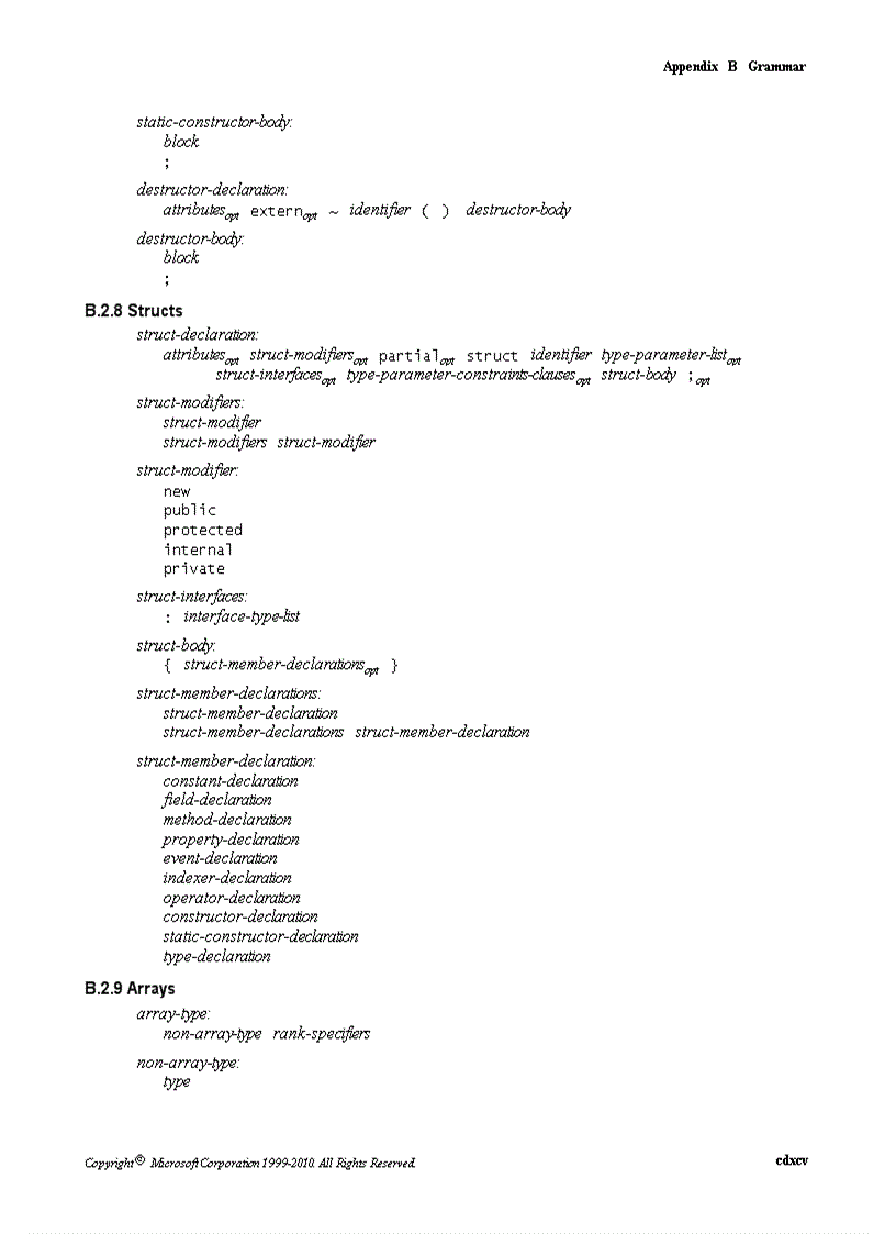 image for page C Language Specification Version 4 0
