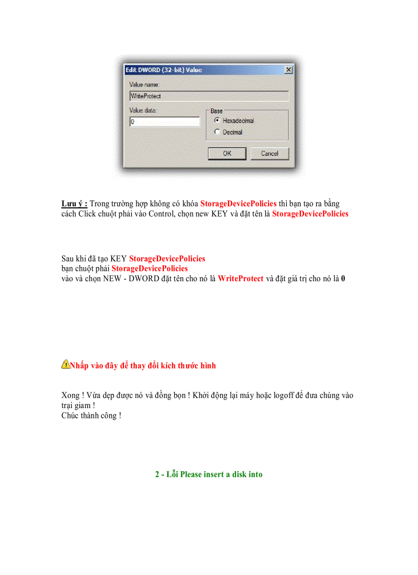 image for page Tổng hợp các lỗi liên quan đến USB và thủ thuật dùng USB