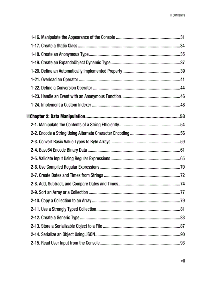 image for page Visual C 2010 Recipes A Problem Solution Approach