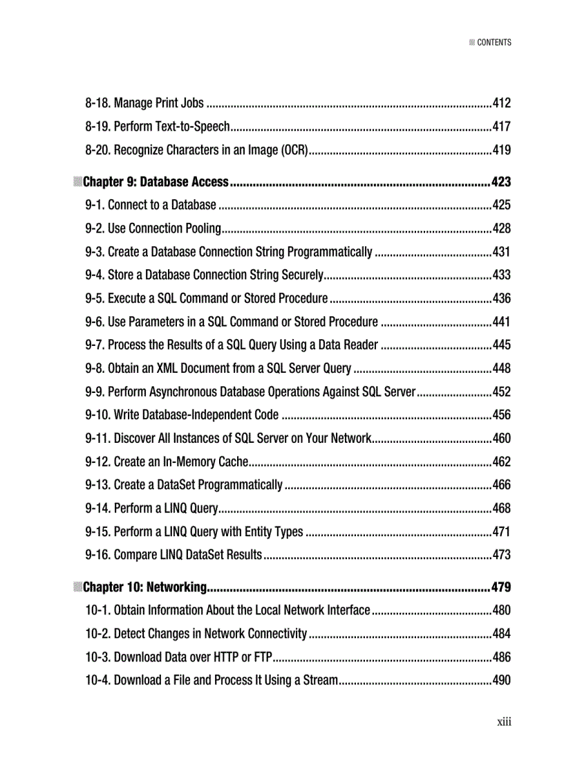 image for page Visual C 2010 Recipes A Problem Solution Approach