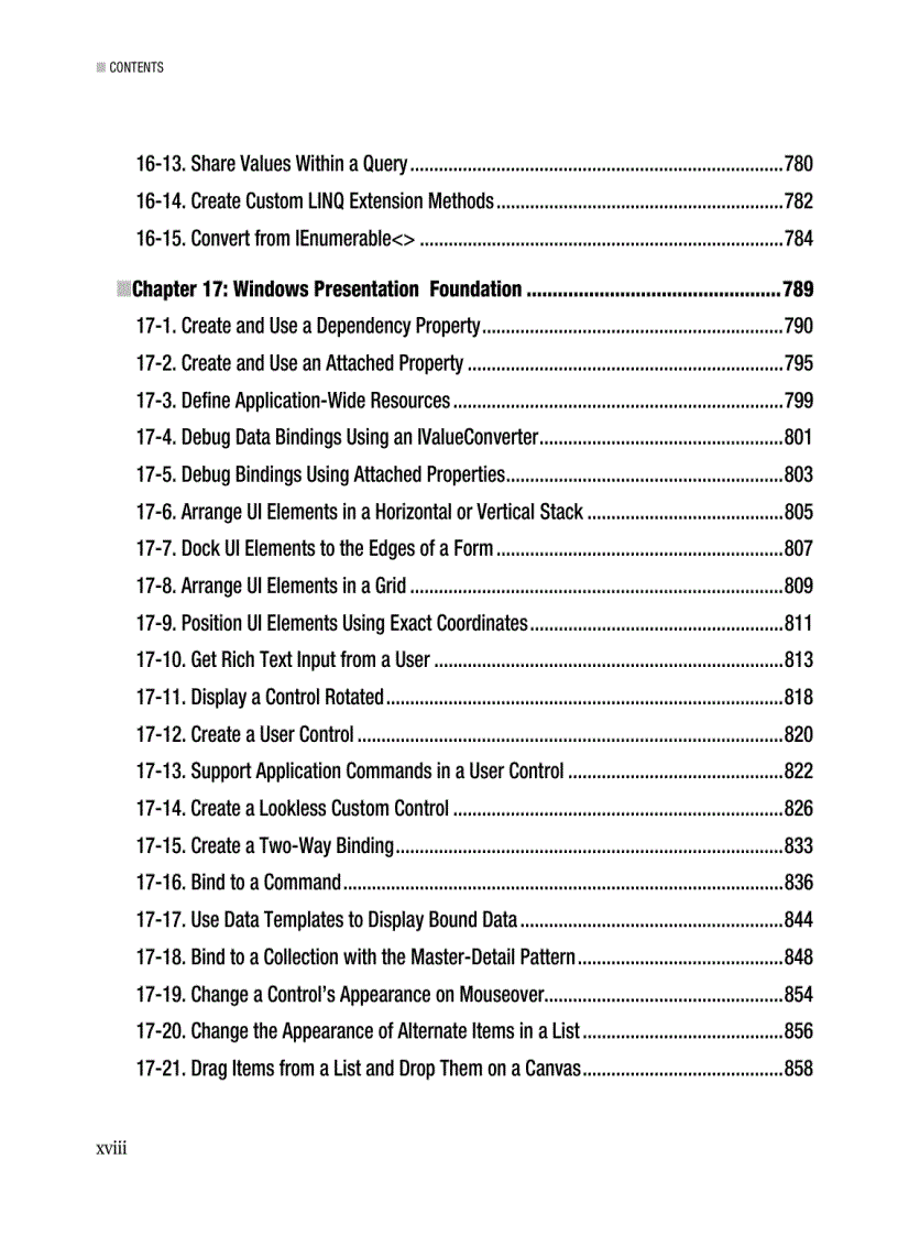 image for page Visual C 2010 Recipes A Problem Solution Approach