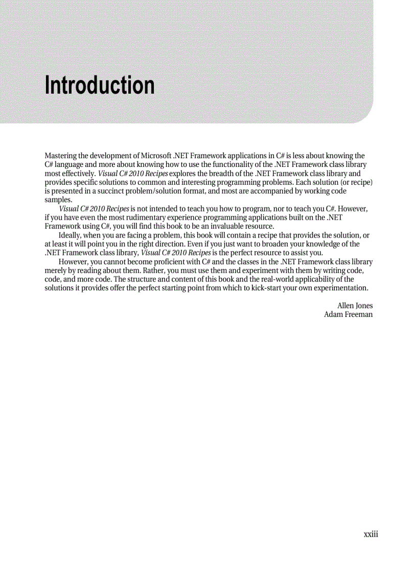 image for page Visual C 2010 Recipes A Problem Solution Approach