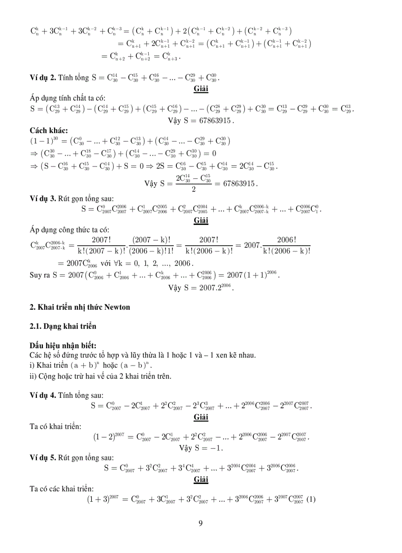 image for page Toán THPT bài tập về đại số tổ hợp