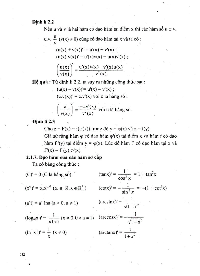 image for page Toán THPT bài tập về phương pháp dùng phép tính vi phân để khảo sát nghiệm của phương trình