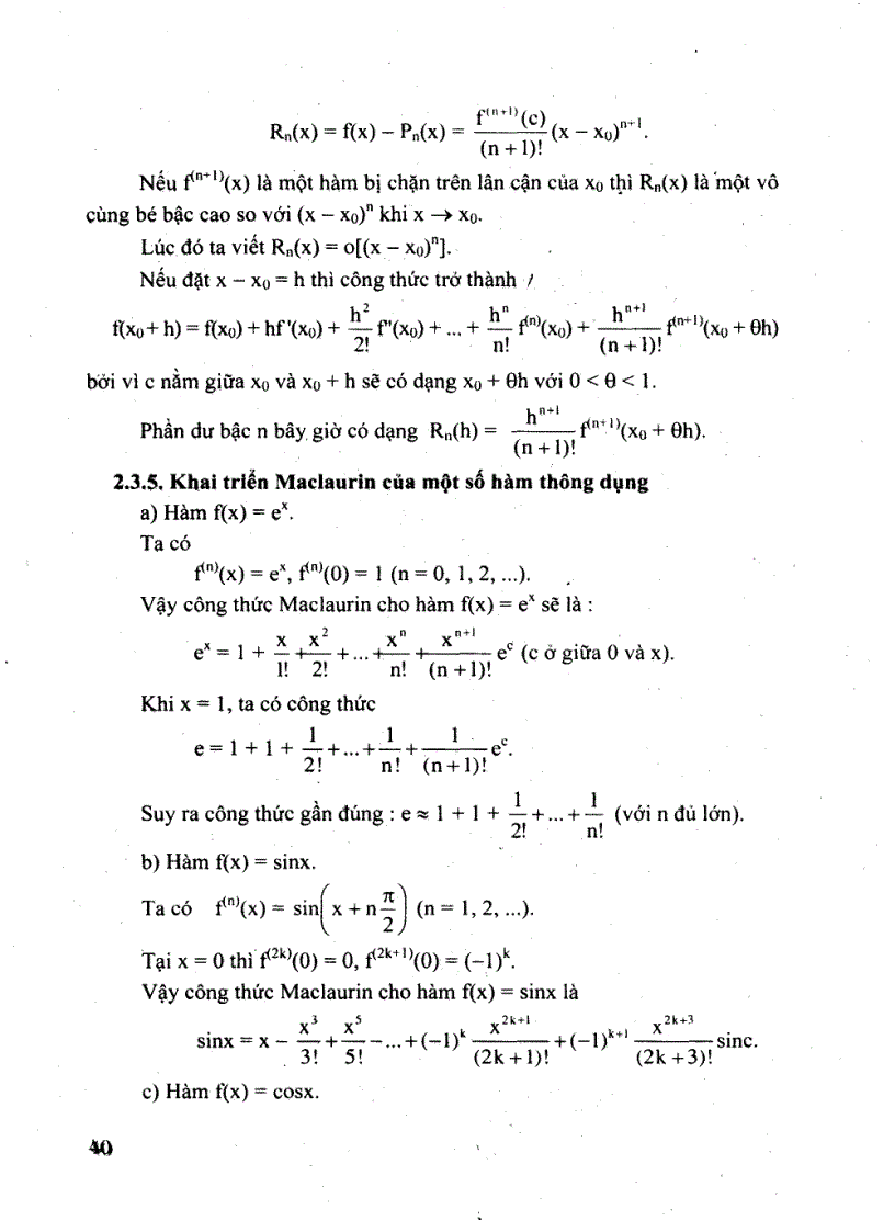 image for page Toán THPT bài tập về phương pháp dùng phép tính vi phân để khảo sát nghiệm của phương trình