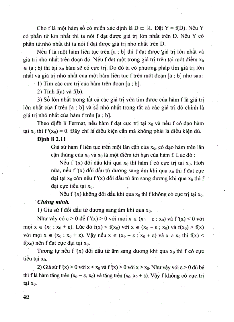 image for page Toán THPT bài tập về phương pháp dùng phép tính vi phân để khảo sát nghiệm của phương trình