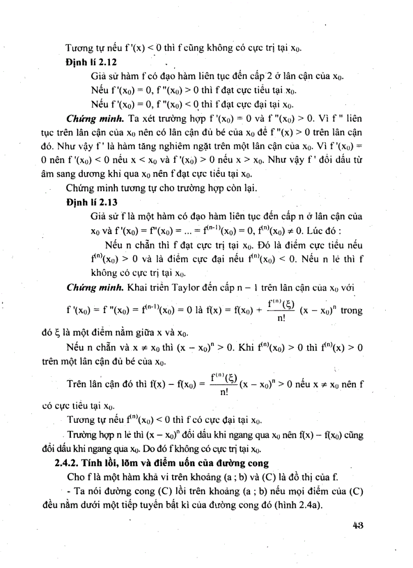 image for page Toán THPT bài tập về phương pháp dùng phép tính vi phân để khảo sát nghiệm của phương trình