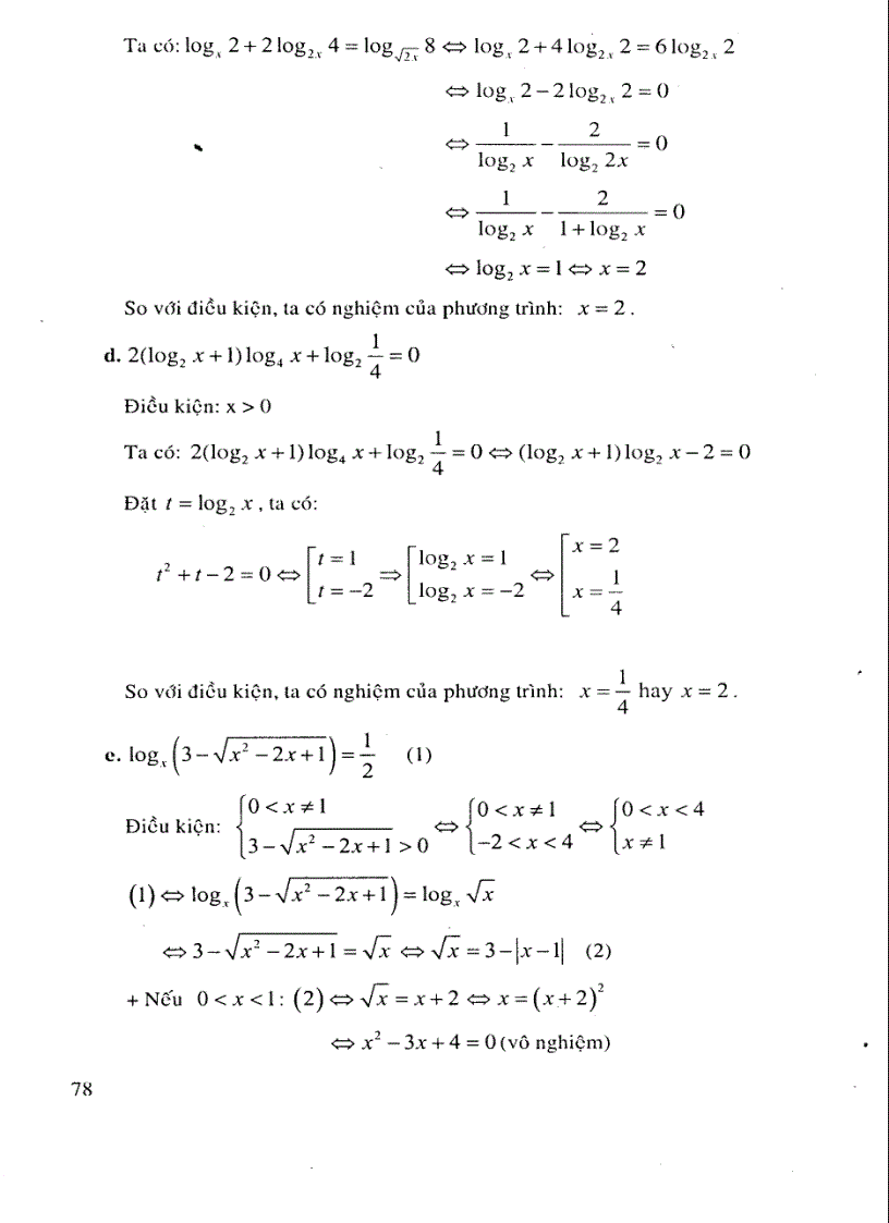 image for page Phương trình hệ phương trình mũ logarit